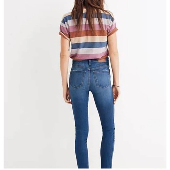 Madewell 10" High-Rise Skinny Blue Jeans  - Size 26 - Picture 9 of 9